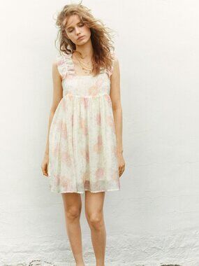 DIVIDED Floral Ruffle Dress